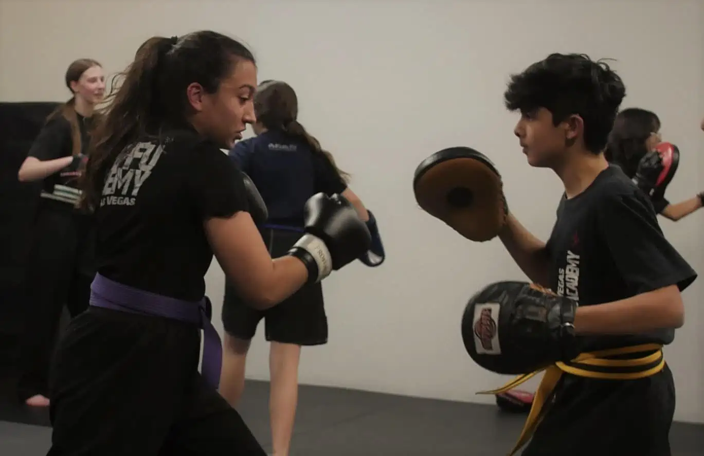 Arianna And Robbie Teen Boxing